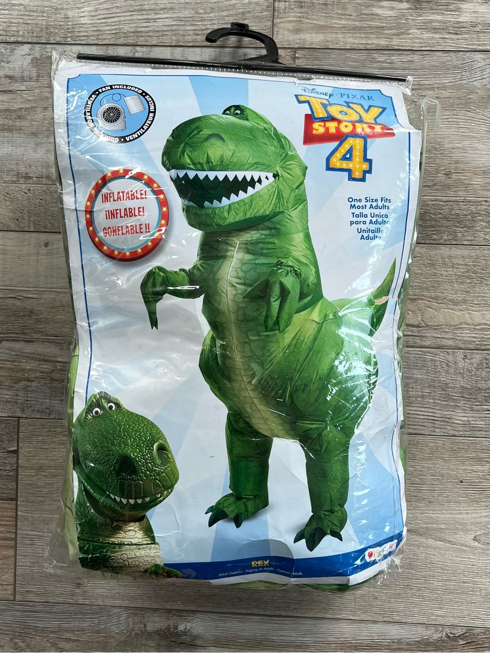 Disguise Disney Pixar Toy Story 4 Rex Inflatable Adult Costume